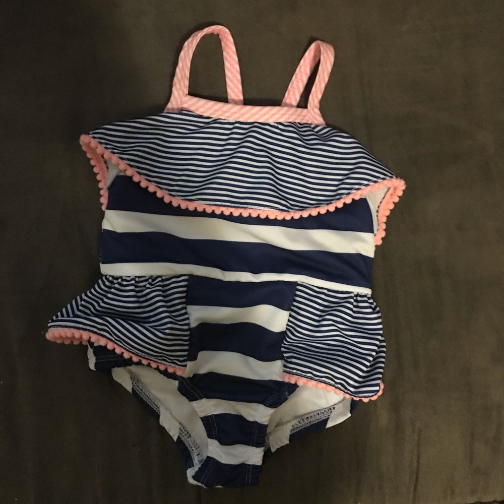 Penelope Mack bathing suit with ruffle 18 months